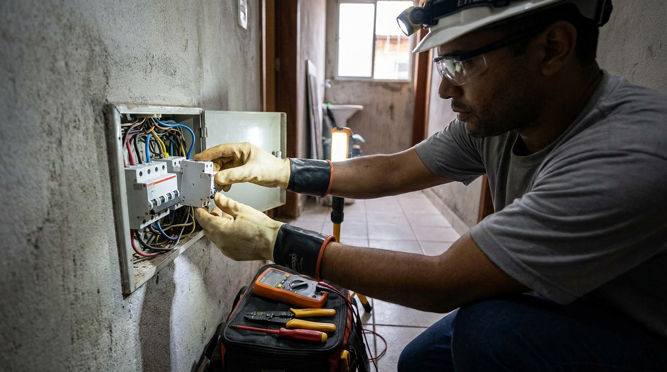 Instalacao de disjuntor profissional em Caxias do Sul‑RS