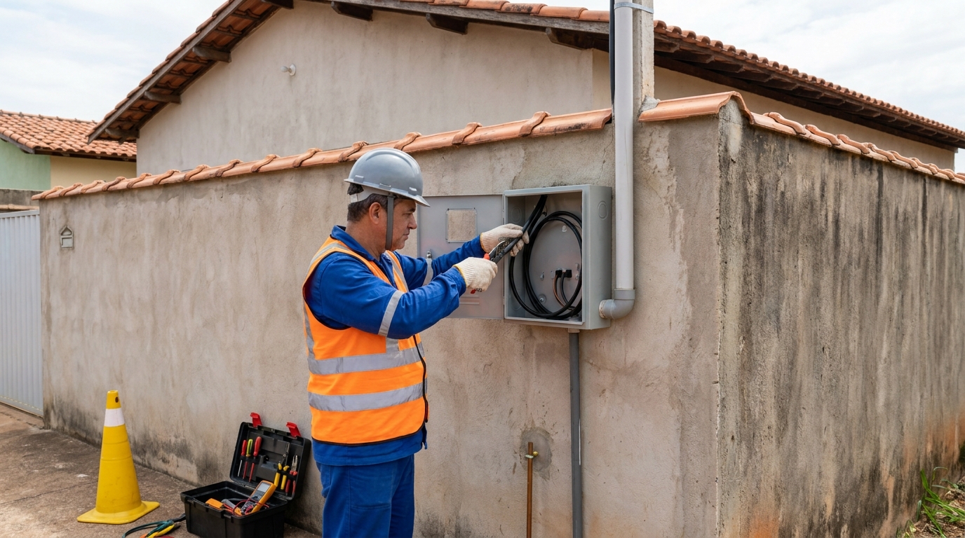 Instalacao de padrao de energia profissional em Caxias do Sul‑RS
